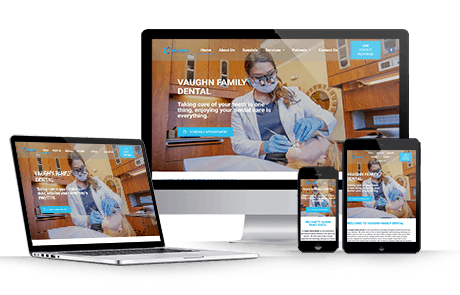 Clear to launch best dental marketing - website mockup on multiple devices