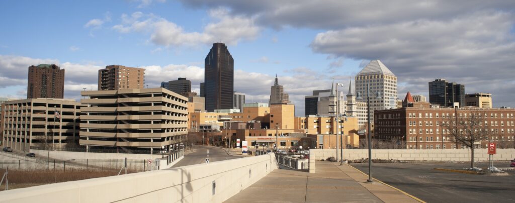Saint Paul, Minnesota, USA skyline, illustrating Clear to Launch's leadership in dental marketing.