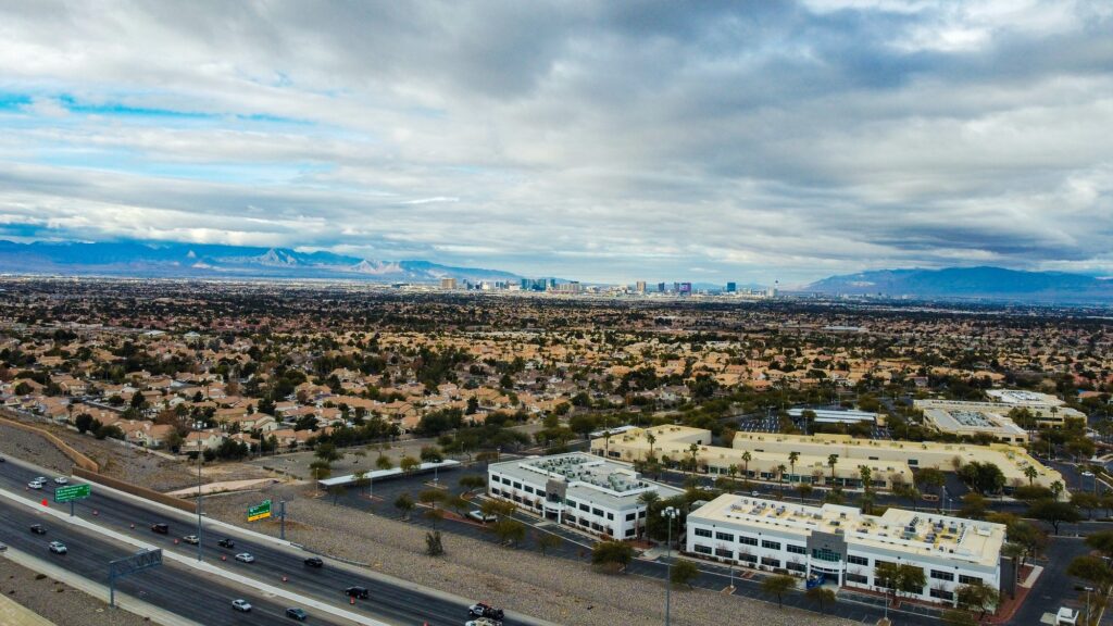 Henderson, Nevada, USA skyline, with Clear to Launch driving dental marketing excellence.